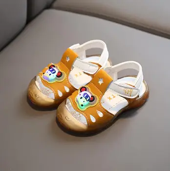 

Light Sandals Toddler Baby Girl Shoes Children Baby Girls Sport Sandals Sneaker Kids Led Light Up Sandal