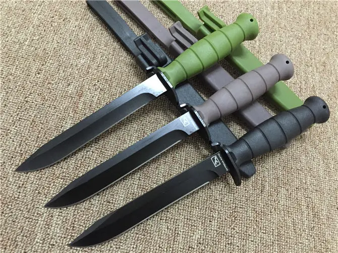 ToughKeng, 3 цвета, военный тактический нож для выживания с фиксированным лезвием, 440c, почернение, профессиональный нож для самообороны