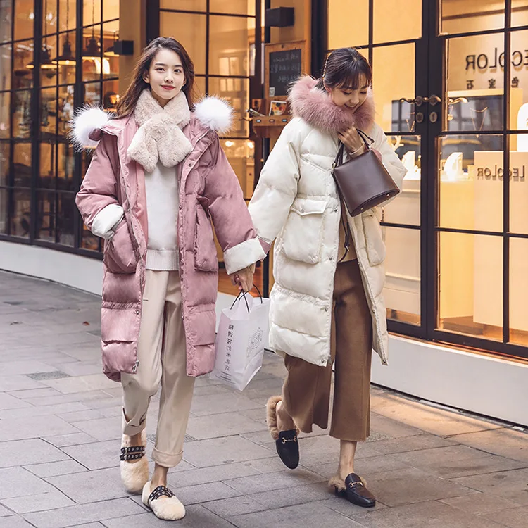 

Photo Shoot Dongdaemun Hong Kong Style Cotton Coat Women's Mid-length 2019 Winter Students Korean-style Loose-Fit Small Cotton-p