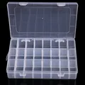 10Pcs Mini Transparent Plastic Small Box Hook Jewelry Earplug Storage Box DIY Cross Stitch Sewing Supplies Storage Box Container electrician tool bag