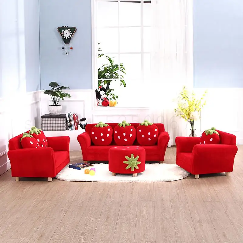 Children Room More Than Cute Cartoon Cloth Art Sofa Sofa Combination