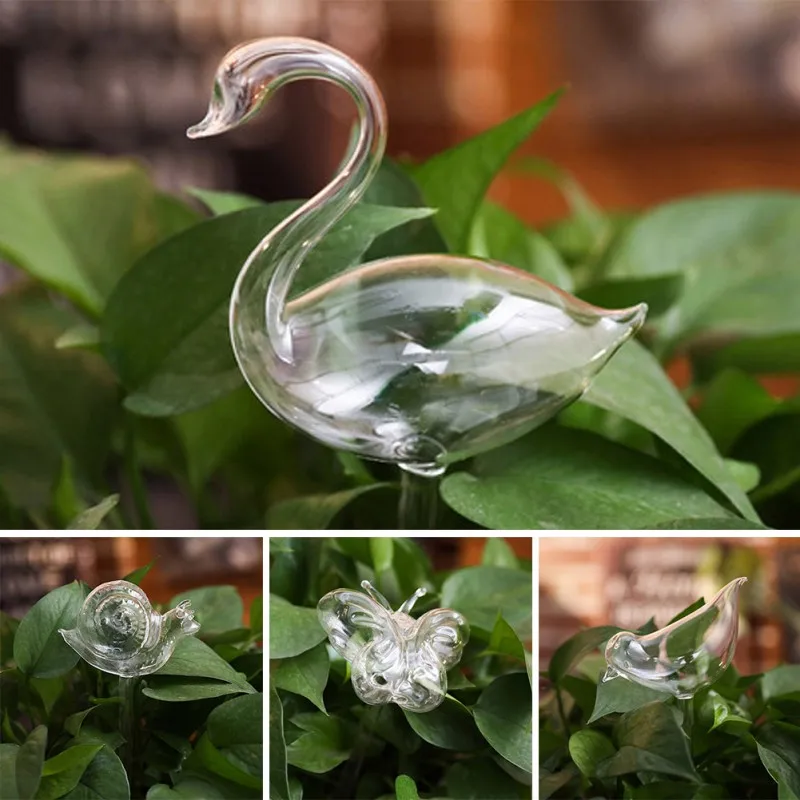 Automatic Watering Device Glass Plant Flowers Water Feeder