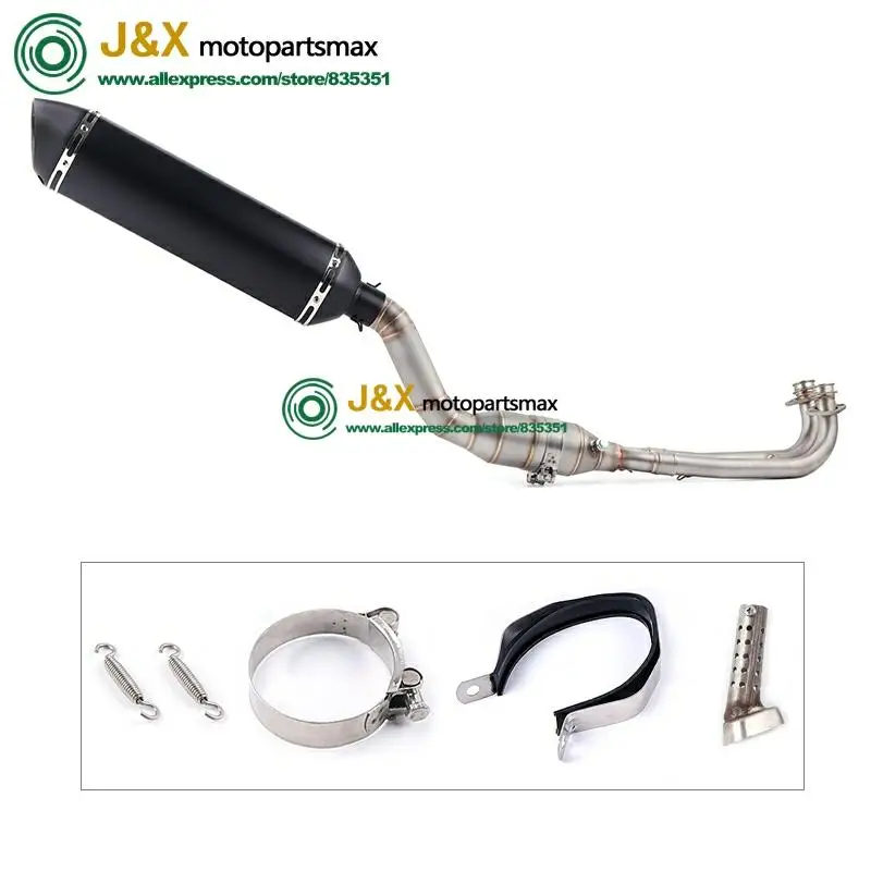 T-max Tmax 500 530 Tmax500 Tmax530 полная выхлопная система мотоцикла средняя Соединительная Модифицированная средняя Соединительная труба