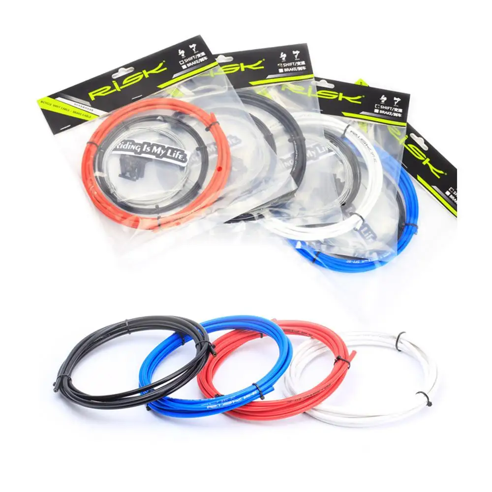 

4 Colors MTB Mountain Road Bike Bicycle Brake Cable Gear Front Rear Brake Gear Cable Shifters 4mm Shift Set Tube Kits