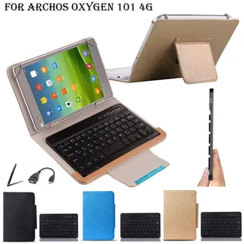 

Wireless Bluetooth Keyboard Case For archos oxygen 101 4g tablet Keyboard Language Layout Customize +2 Gifts