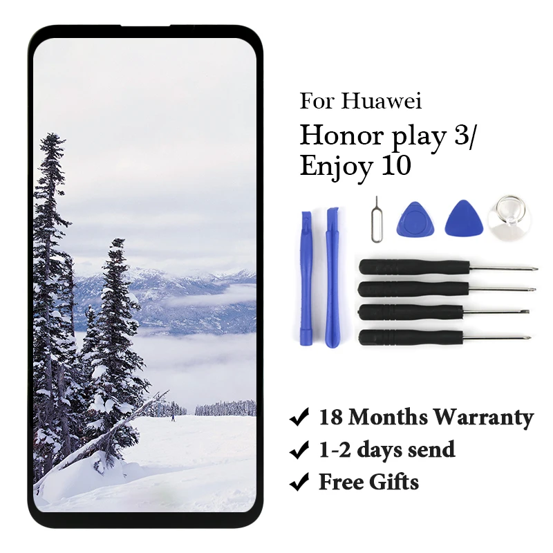 

Brand new For Honor Play 3 lcd display for mobile phone lcd screen assembly replacement For Enjoy 10 lcd touch screen