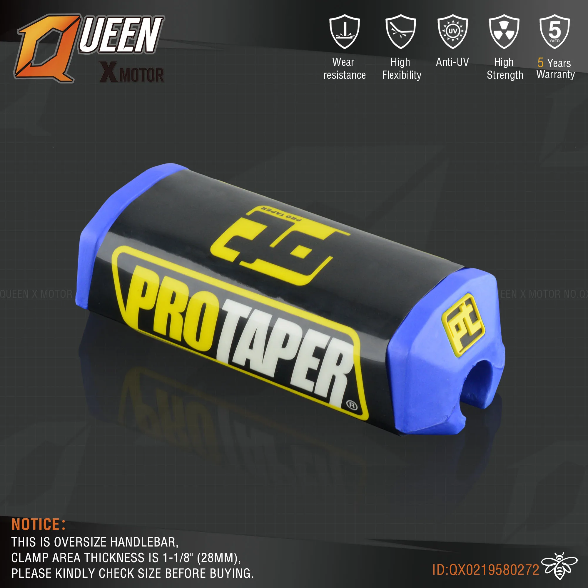 Серая алюминиевая 28 мм 1-1/" Руль для moto rcycle moto MX CR CRF CRM XR YZ YZF WR WRF DR DRX RM РМЗ EX 85 125 200 250 400 650