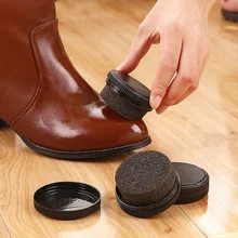 Моющие средства портативный быстрый блеск ОБУВИ губка щетка для ногтей воск для удаления пыли очиститель, инструмент для очистки обувью