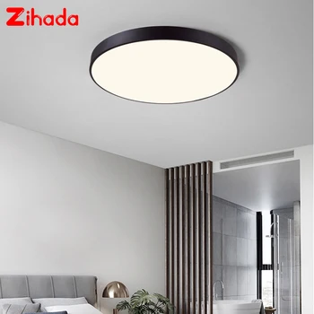 

Ultra-thin LED Ceiling Light Panel Light AC220V Acrylic Modern Pendant Ceiling Lamps Color Temperature Adjustable Balcony Light