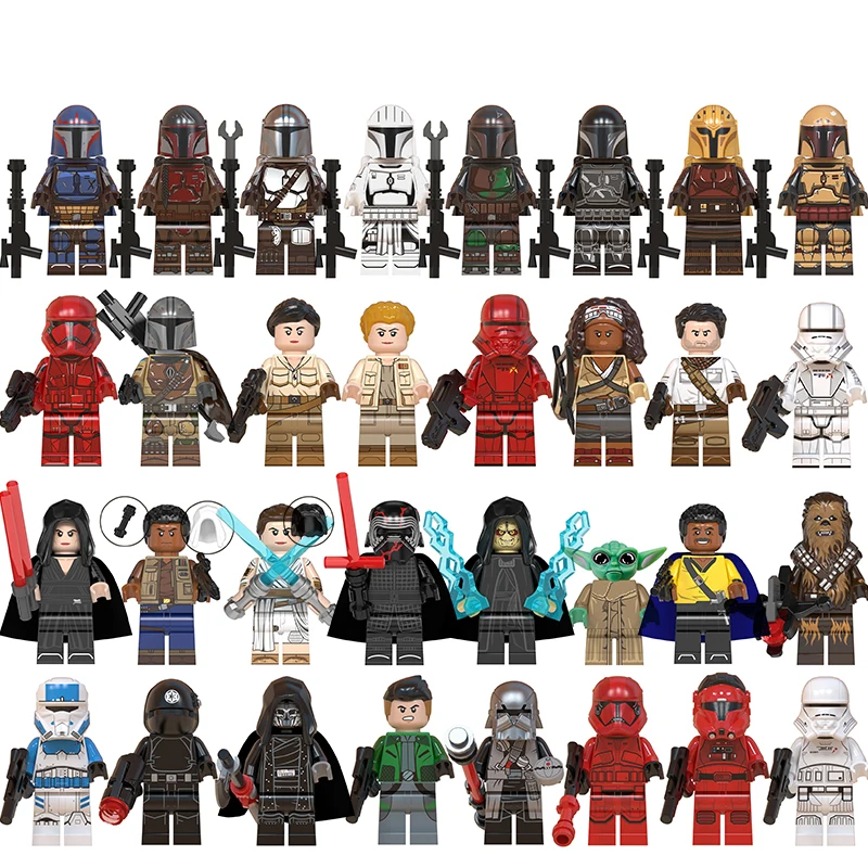 Legoed Naves Star Rise Of Skywalker Wars 9 Mandalorian Baby Yoda минифигурные Kylo Rened строительные блоки StarWars