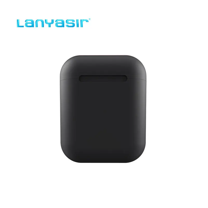 Lanyasir Bluetooth наушники-вкладыши, 12 беспроводных наушников, беспроводные Bluetooth наушники для всех смартфонов, спортивные наушники, гарнитура - Цвет: IP12BK