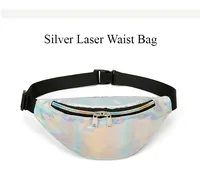 Silver waist bag