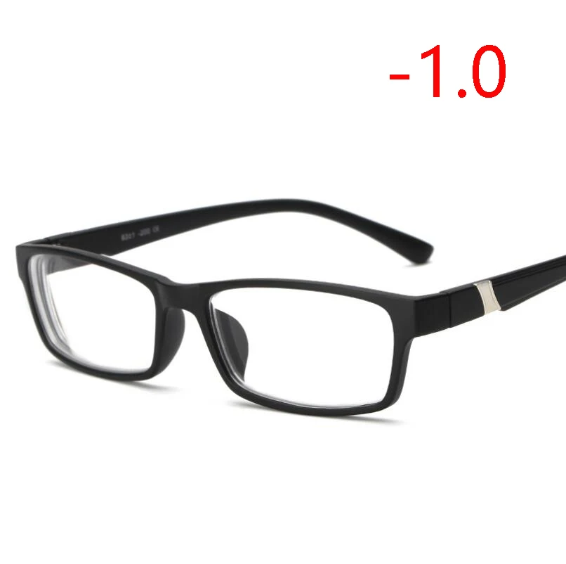 Женские Мужские готовые Цветочные ножки красные очки для близорукости анти-Blu-ray близорукость солнцезащитные очки-100-150-200-250-300-600 - Цвет оправы: Myopia 100