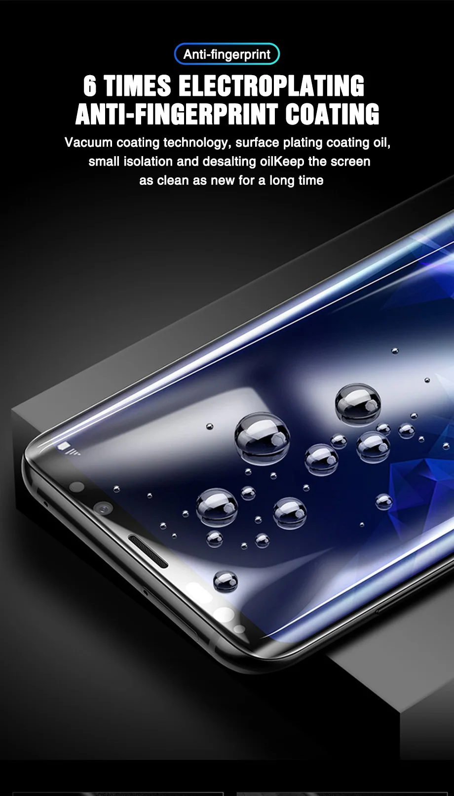 10 шт полное изогнутое Защитное стекло для samsung Galaxy S8 S9 S6 S7 edge Plus защитная пленка из закаленного стекла для Note 8 9