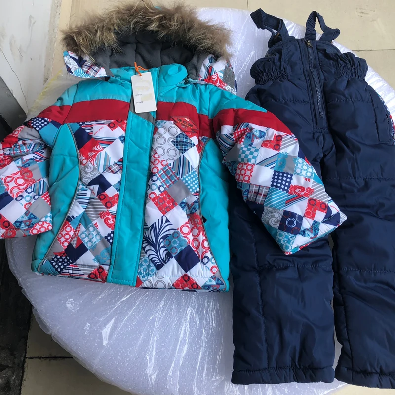 

Clearance Sell Baby Boys Girls Ski Set Winter Sport Suits Outdoor Hooded Warm Snow Sets
