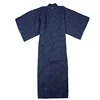 Traditionnel japonais homme Kimono hommes Robe Yukata 100% coton hommes peignoir Kimono vêtements de nuit Obi ceinture acheter séparément ► Photo 3/6