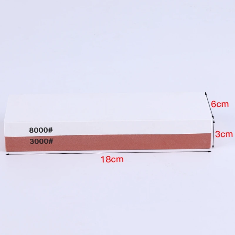 Sharpening Stone 3000& 8000 Grit- Double Sided Whetstone Set for Knives with Non-Slip Bamboo Base and Free Angle Guide