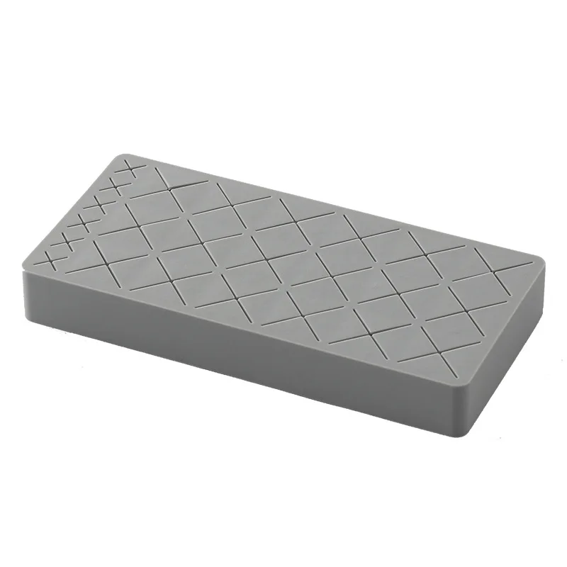 Gray 24 Сетки Силиконовый Футляр Для Хранения помады Сумочка для макияжа, косметичка Дисплей Стенд Макияж Кисти подставка для карандашей для бровей для косметики - Цвет: Gray