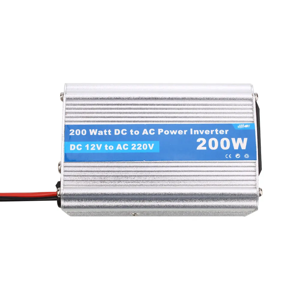 200w преобразователь напряжения автомобиля Питание адаптер конвертер 12v 220v компьютер DVD