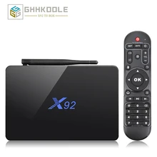 X92 2 ГБ/3 Гб 16 Гб/32 ГБ Смарт медиаплеер Android 7,1 tv Box Amlogic S912 Восьмиядерный KD16.1 двойной Wifi 4K телеприставка