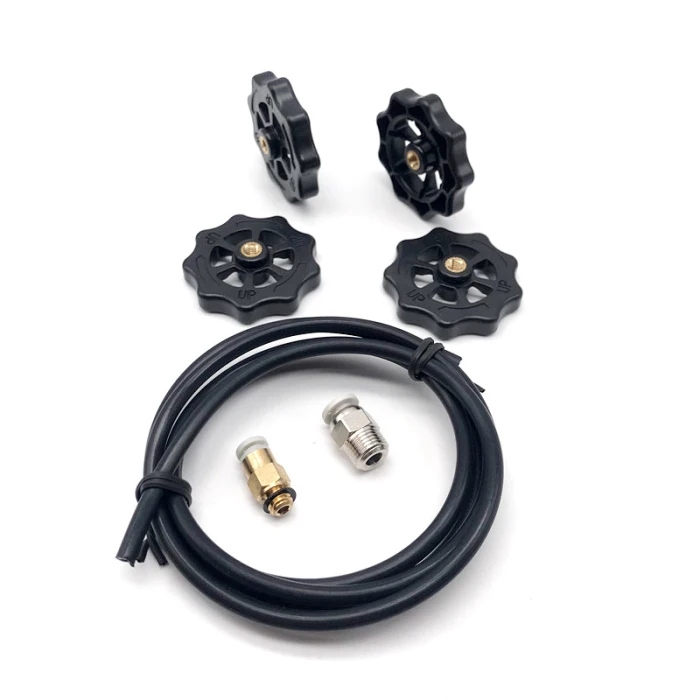 2*4 мм PTFE трубка комплект с PC4 Пневматический разъем+ M4 гайка комплект для 3d принтера JHP-лучший
