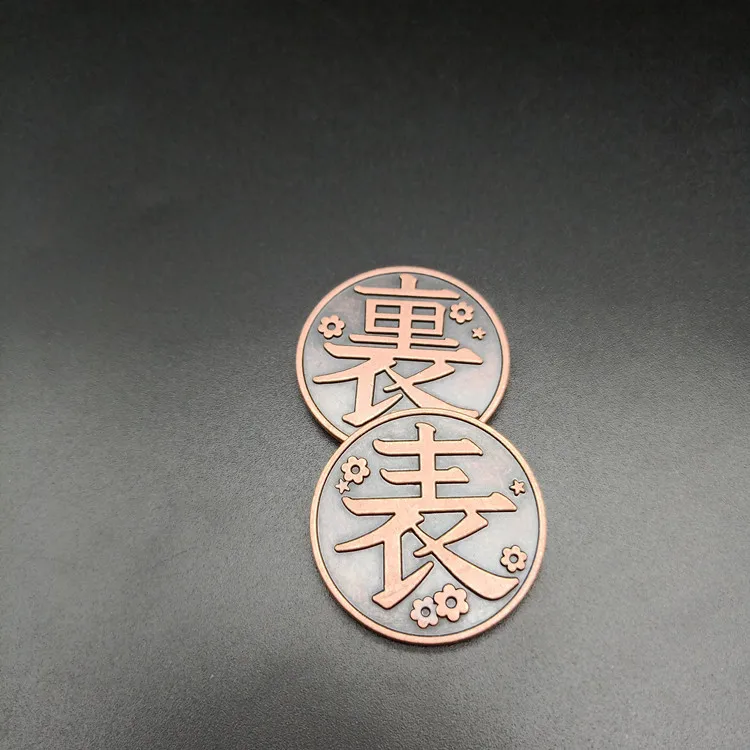 Anime Demon Slayer Coin Kimetsu No Yaiba Tsuyuri Kanao Kochou Shinobu Collection Alloy Metal Tokens Commemorative Coins Props Anime Demon Slayer Coin Kimetsu No Yaiba Tsuyuri Kanao Kochou Shinobu Collection Alloy Metal Tokens Commemorative Coins Props