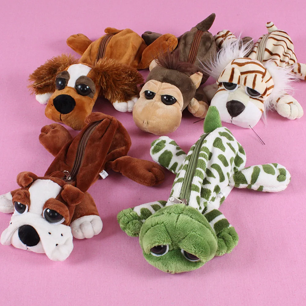 

Kawaii School Pencil Case for Girls Boys Penal Cute Dog Big Pencilcase Korean Plush Pen Bag Large Cartridge Bag Stationery Pouch