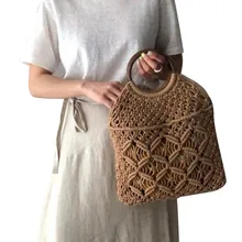 Женская летняя сумка Повседневная индивидуальная универсальная сумка элегантная лаконичная однотонная Большая вместительная сумка