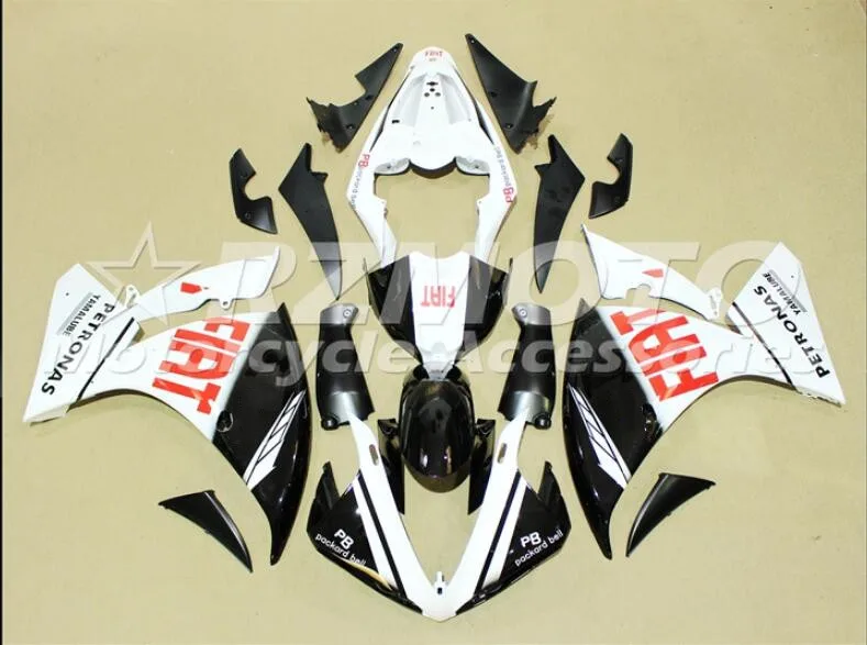 ABS форма мотоцикла Обтекатели подходят для Yamaha YZF-1000-R1 2009 2010 2011 09 10 11 обтекатель кузова набор на заказ Белый Черный