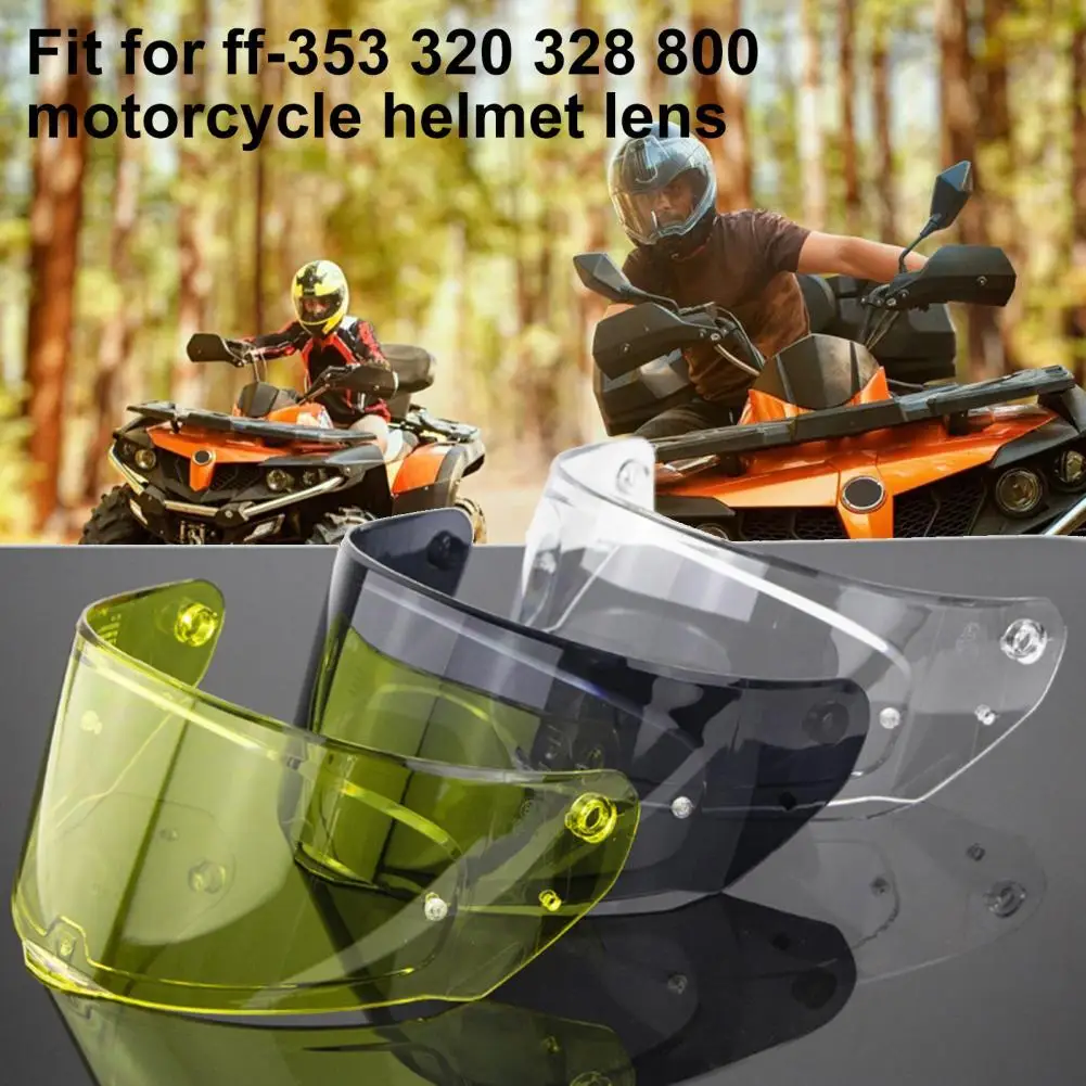 

Helmet Lens Sturdy PC Unique Full Face Anti-ultraviolet Motorcycle Helmet Glass Helmet Glass Helmet Lens