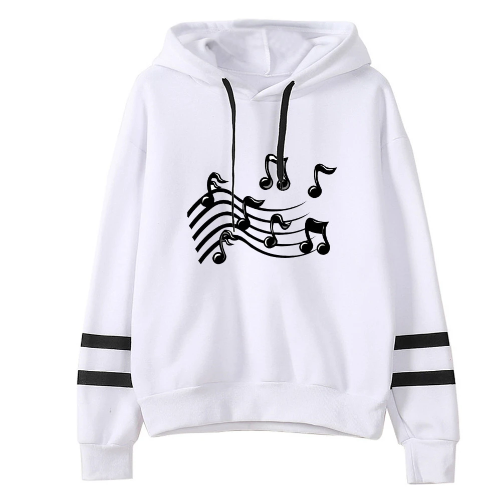 Tumblr mujer ropa nota impresión sudaderas 2018 primavera Harajuku sudaderas manga larga con capucha|Sudaderas con capucha y sudaderas| -