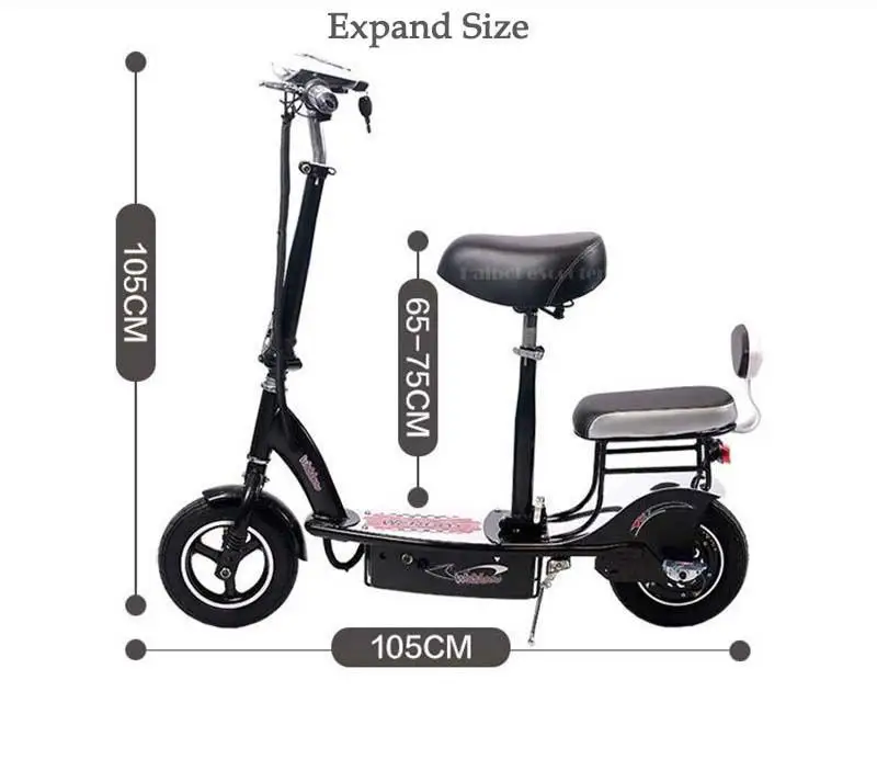 Daibot Folding Electric Bike Adult 2 Wheel Electric Bicycle 36V 350W Mini Ladies Electric Bicycle Scooter With Anti-theft System (31)
