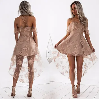 

European and American dress new women's dress fast sell Amazon sexy lace suspender dress middle skirt