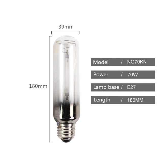 Pakket Panorama Bezighouden 220V High Pressure Sodium Lamp E27 E40 High Voltage Sodium Lamp 70W 100W  250w 400w 1000w Plant Lighting Growing Bulb Yellow HPSL