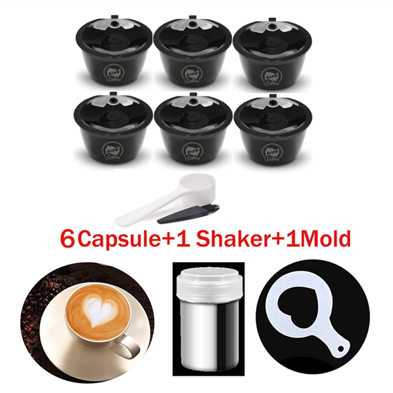 Кофейные капсулы для фильтров Dolce Gusto многоразовые чашки Crema Version кофейные