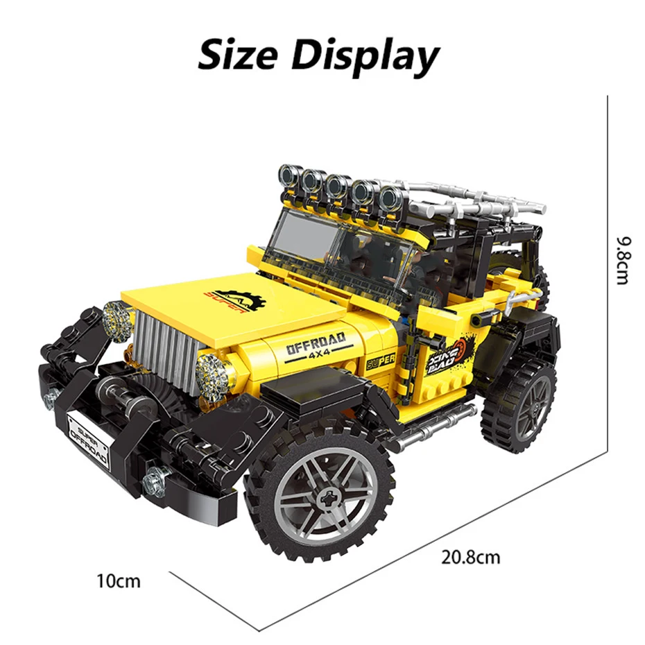 XINGBAO-03024-NEW-Creative-TECHNIC-Series-610-PCS-Super-Truck-Model-Off-Road-Car-Building-Blocks (2)