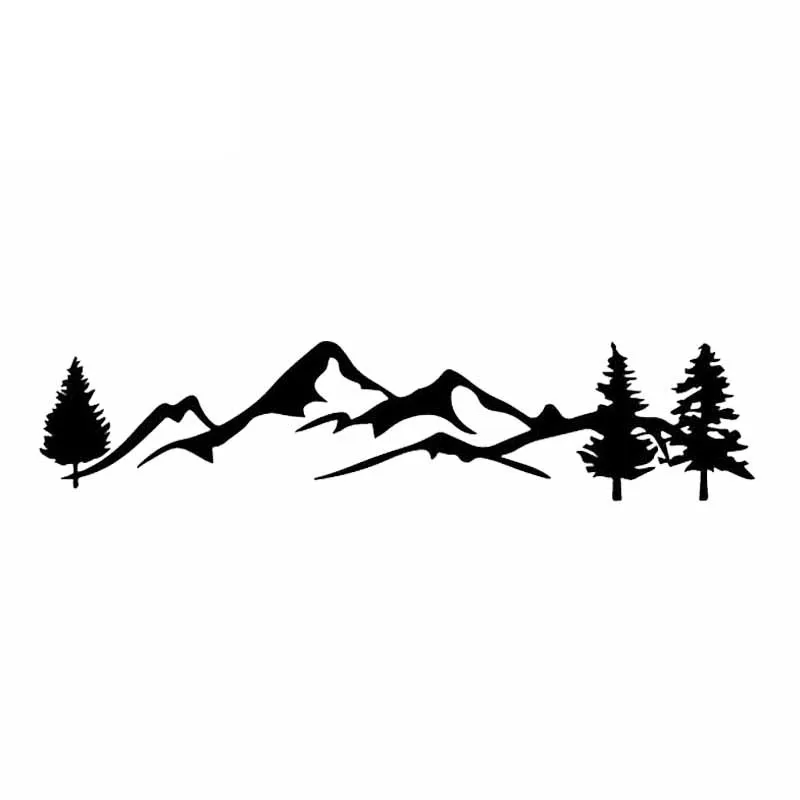 

Hot Car Sticker Mountain Range Graphics Accessories Vinyl Car Styling Cover Scratches Waterproof Motorcycl PVC 15CM*4CM