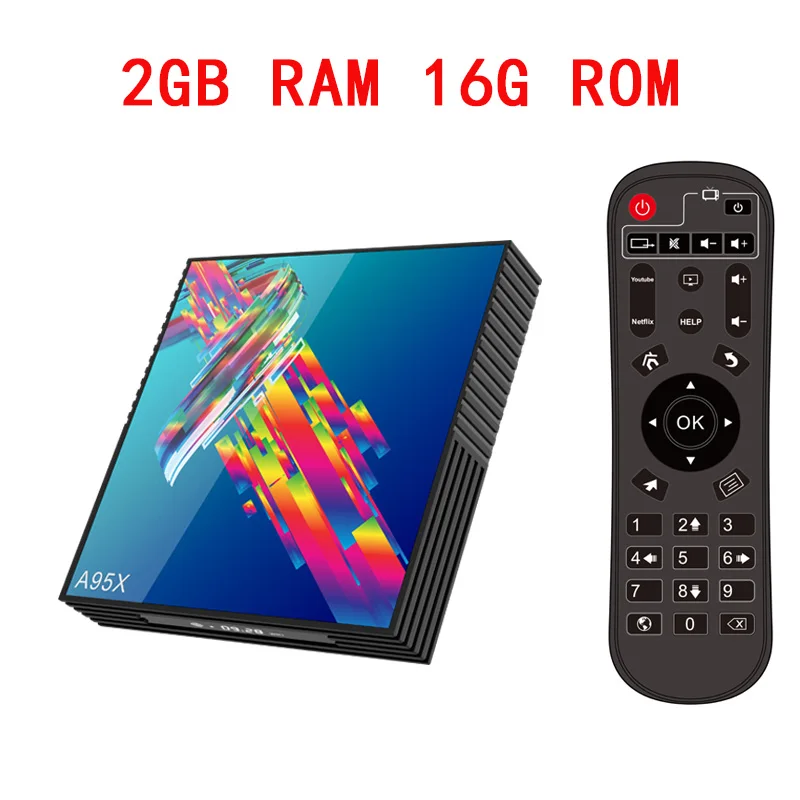 A95X R3 smart tv box android 9,0 Rockchip RK3318 2,4G/5G Wifi BT4.2 4 ГБ 32 ГБ/64 Гб Google Play IP tv box android tv box PK H96max - Цвет: 2G 16G Normal remote
