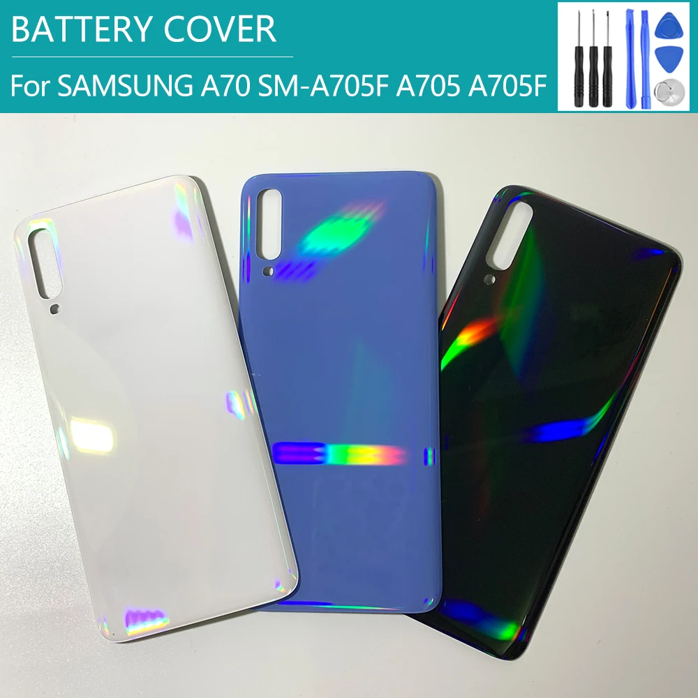 

For Samsung Galaxy A70 2019 back battery cover replace Galaxy A70 SM-A705F A705 A705F rear door shell protective cover