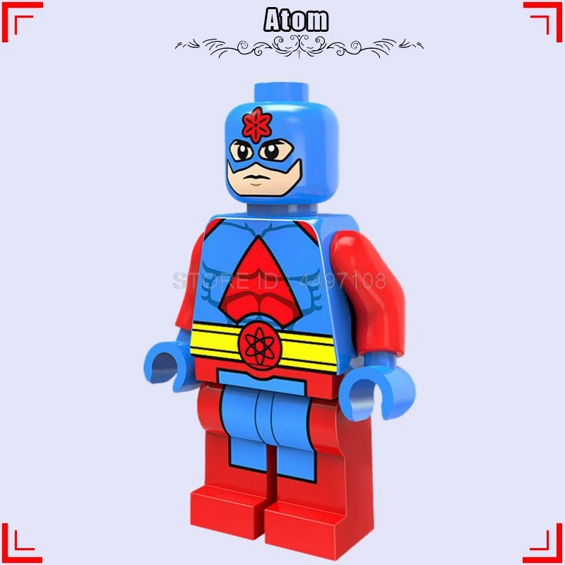 Legends of Tomorrow DC tv персонаж фильма Atom Firestorm Hawkgirl белый канарейский Бэтмен Готэм город детские игрушки строительные технические блоки - Цвет: Atom