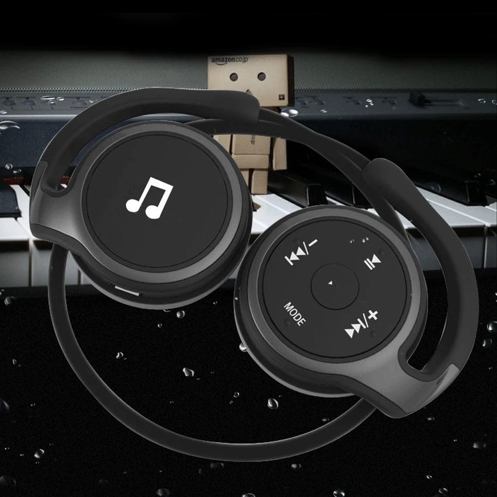 Bluetooth-гарнитура, водонепроницаемые мини стерео наушники с микрофоном, беспроводные наушники для бега, Висячие на шее, голосовое ожерелье, Mp3 музыкальный плеер, fm-радио