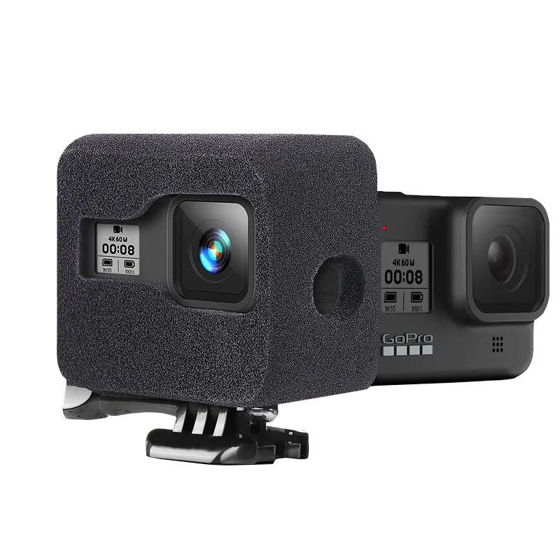 Sponge Foam Cover Case Wind Noise Reduction Windshield Enhanced Audio Capture For Gopro Hero 8 Black Sport Camera