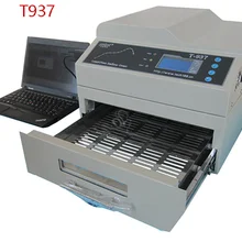 T-937 2300W Бессвинцовая печь оплавления 220V инфракрасный обогреватель BGA SMD SMT T937 Пайка оплавлением припоя микроволновая печь