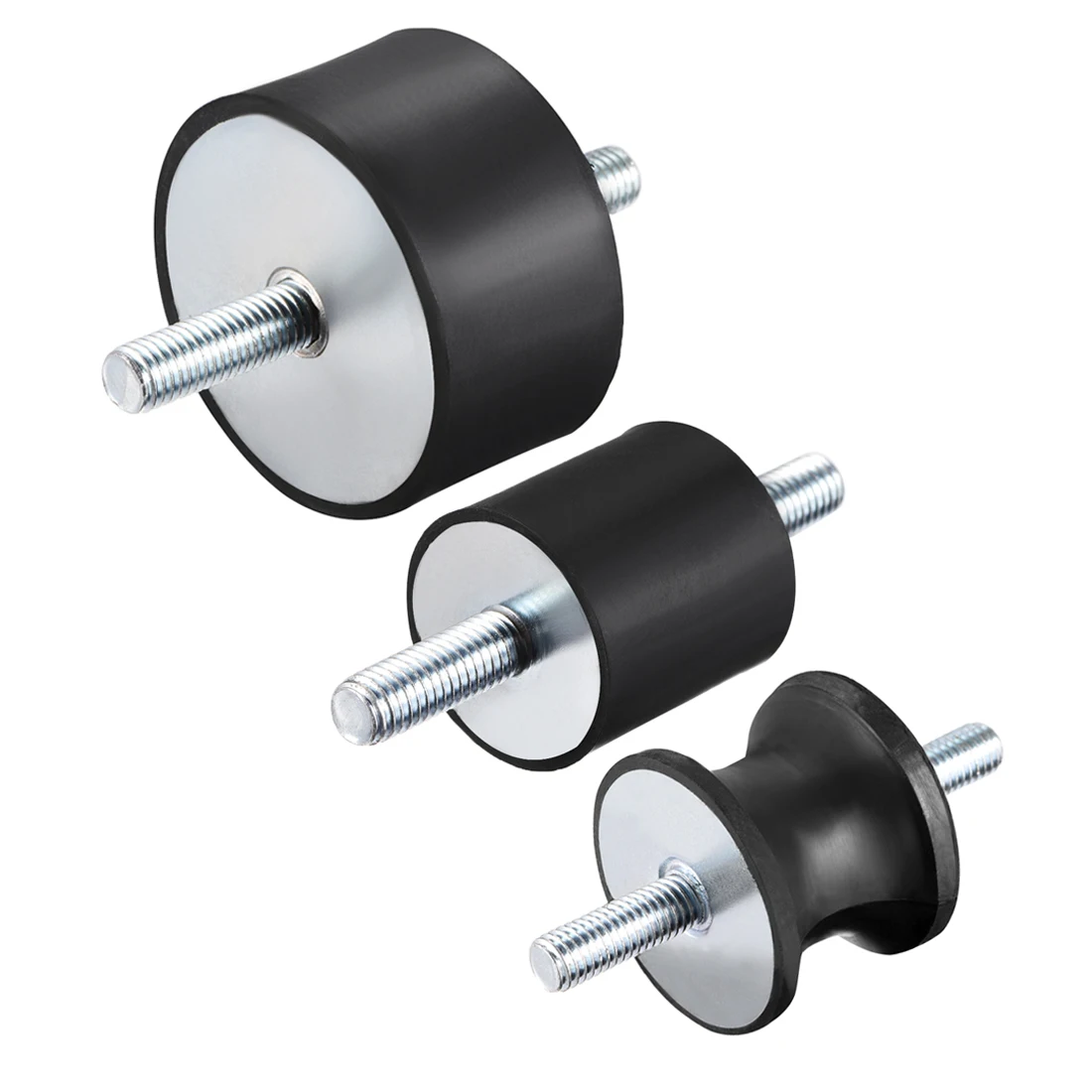 uxcell Rubber Shock Absorber Vibration Isolator Mount with M8 M10 Studs
