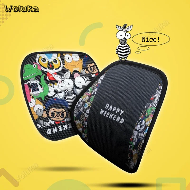 Спинки мультфильм автомобильные спинки сиденья авто поддержка сиденья поясничная поддержка автомобильные подушки поясничные подушечки дышащее сиденье CD50 Q01