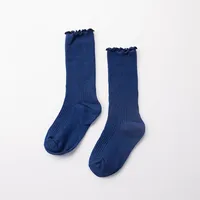 Solid Knee Socks for Girls Striped Kids Long Socks Winter Warm Children's Socks for Boys Suitable for 1 2 3 4 5 6 7 8 9 10 Years 2