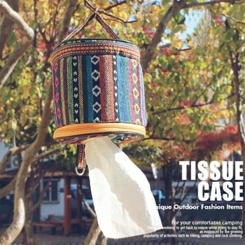 

Portable Roll Tissue Case Toilet Roll Paper Storage Holder Outdoor Camping Roll Paper Storage Box Hiking Classic Accessaries Sup