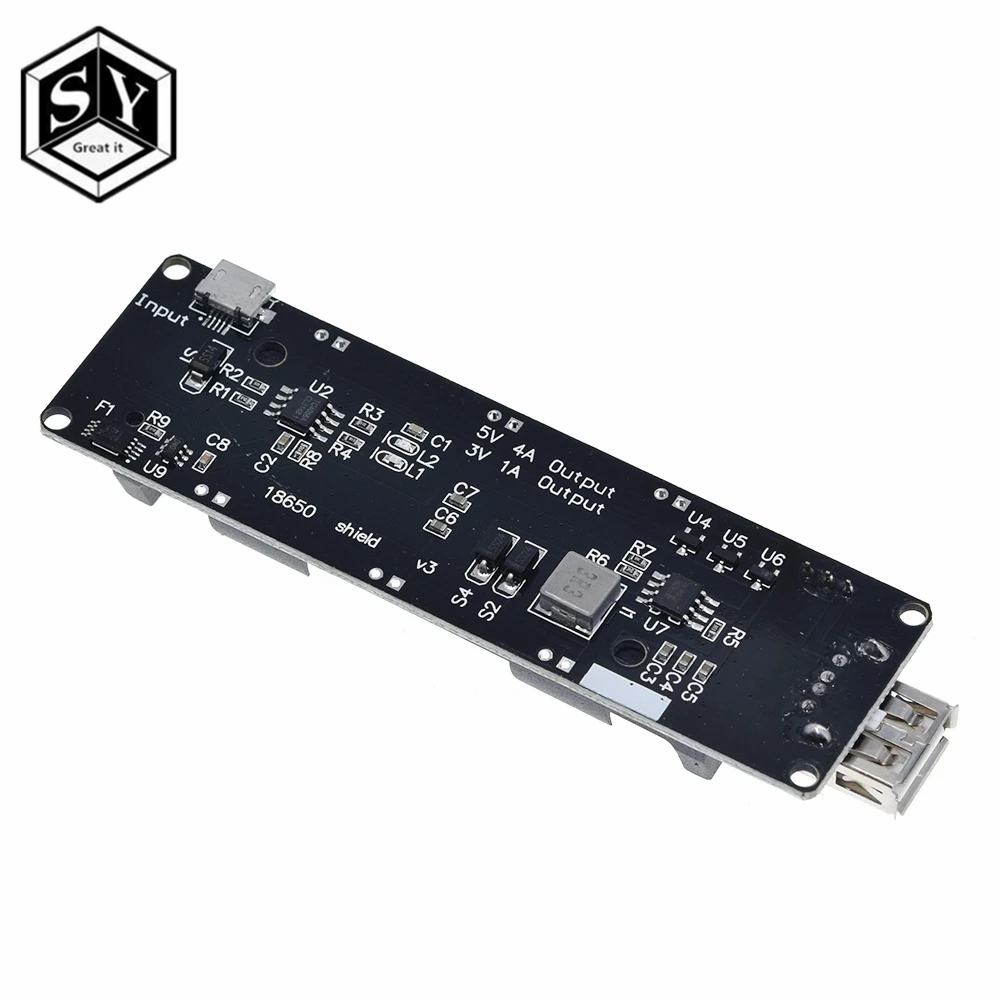 ESP32 ESP32S Wemos для Raspberry Pi 18650 Батарея заряда щит V3 Micro USB Порты и разъёмы Тип 0.5A Arduino