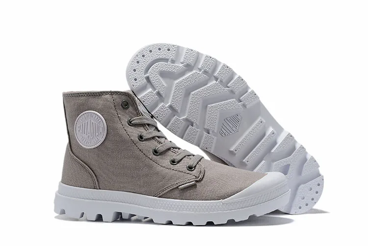 PALLADIUM/мужские ботильоны из спилка; армейские модные ботинки; нескользящая резиновая подошва в ковбойском стиле; Повседневная Удобная высокая обувь флэтс; Размеры 35-45