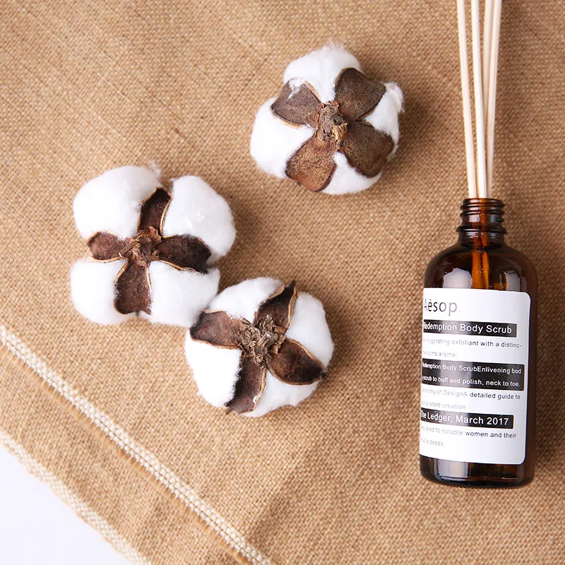 5 шт. искусственные сушеные цветы на голову капока свадебное украшение для